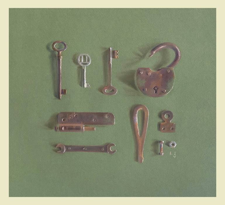 Original Realism Still Life Drawing by Natalia Qaliashvili